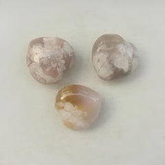Bacatgem handheld relaxation stone close-up highlighting smooth texture for relaxation.