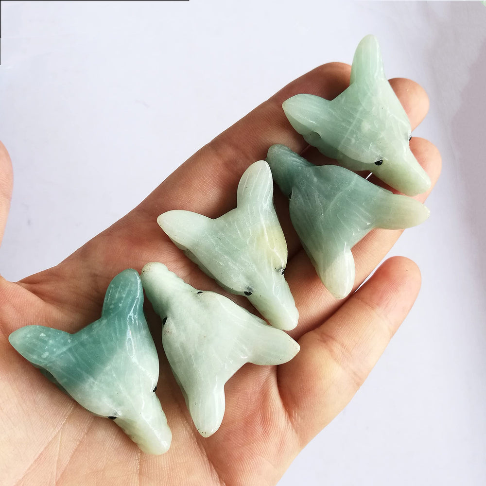 Bacatgem Natural Amazonite stone texture highlights unique grain and color