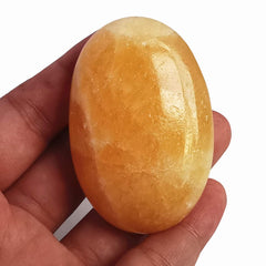 Bacatgem palm-pocket crystal massage stone for relaxation and energy work