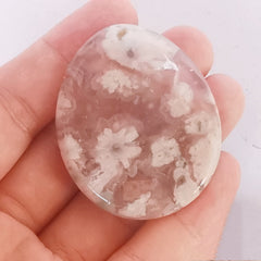 Bacatgem Palm Stone Crystal for meditation and Reiki practice.