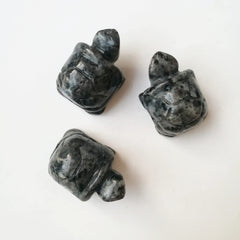 Bacatgem pocket-size tortoise statue promotes calm in home or office