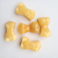 Bacatgem yellow jade figurine on desks inspires focus and calm