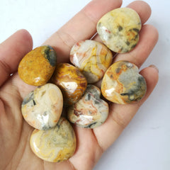Bacatgem palm-size healing crystal, ideal for Reiki sessions and chakra cleansing rituals.