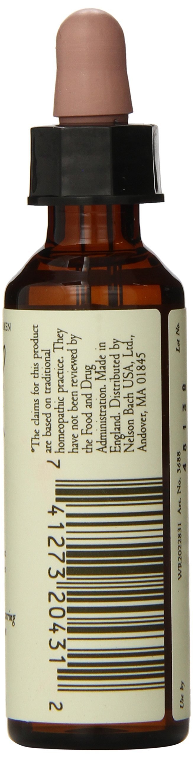 Close-up Beech label highlights a natural flower remedy for tolerance.