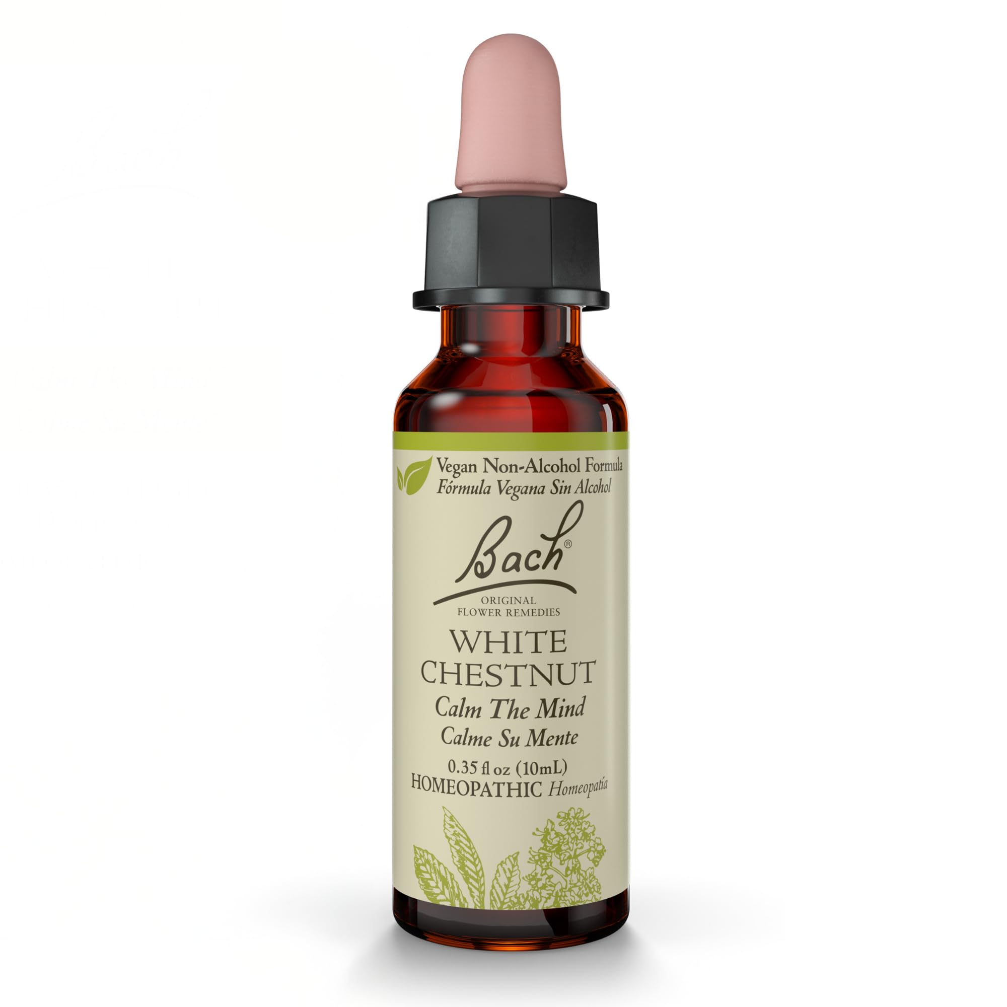 Bach Castaño Blanco frasco 10 ml, fórmula natural para calmar la mente.