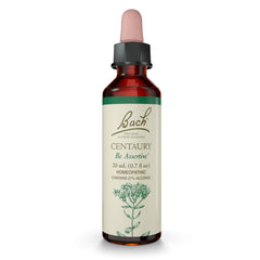 Bach Centaury bottle drops for daily assertiveness
