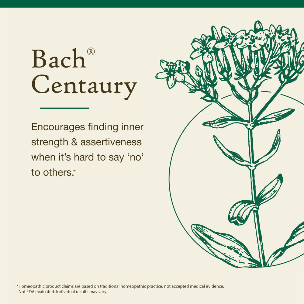Close-up of Centaury liquid essence ready for daily routine.