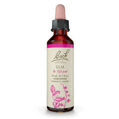 Bach Elm bottle pour enhances easy dosing for daily balance