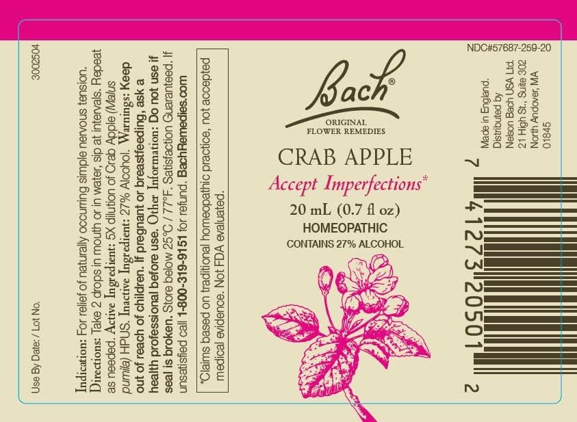 Bach Flower Remedies Pine bottle for self-respect and gentle release.