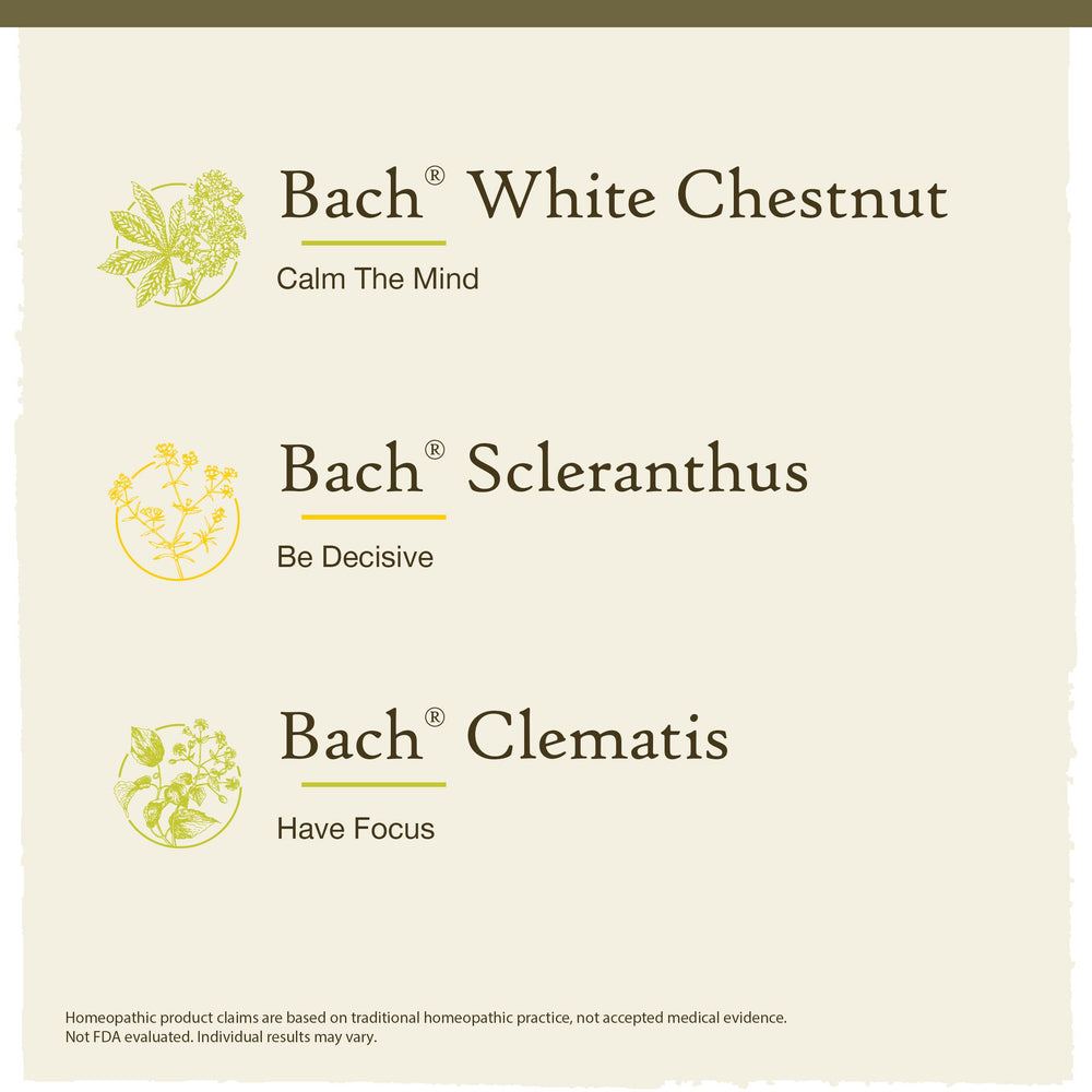 Clarity packaging front highlights vegan, natural flower essences for mindfulness.