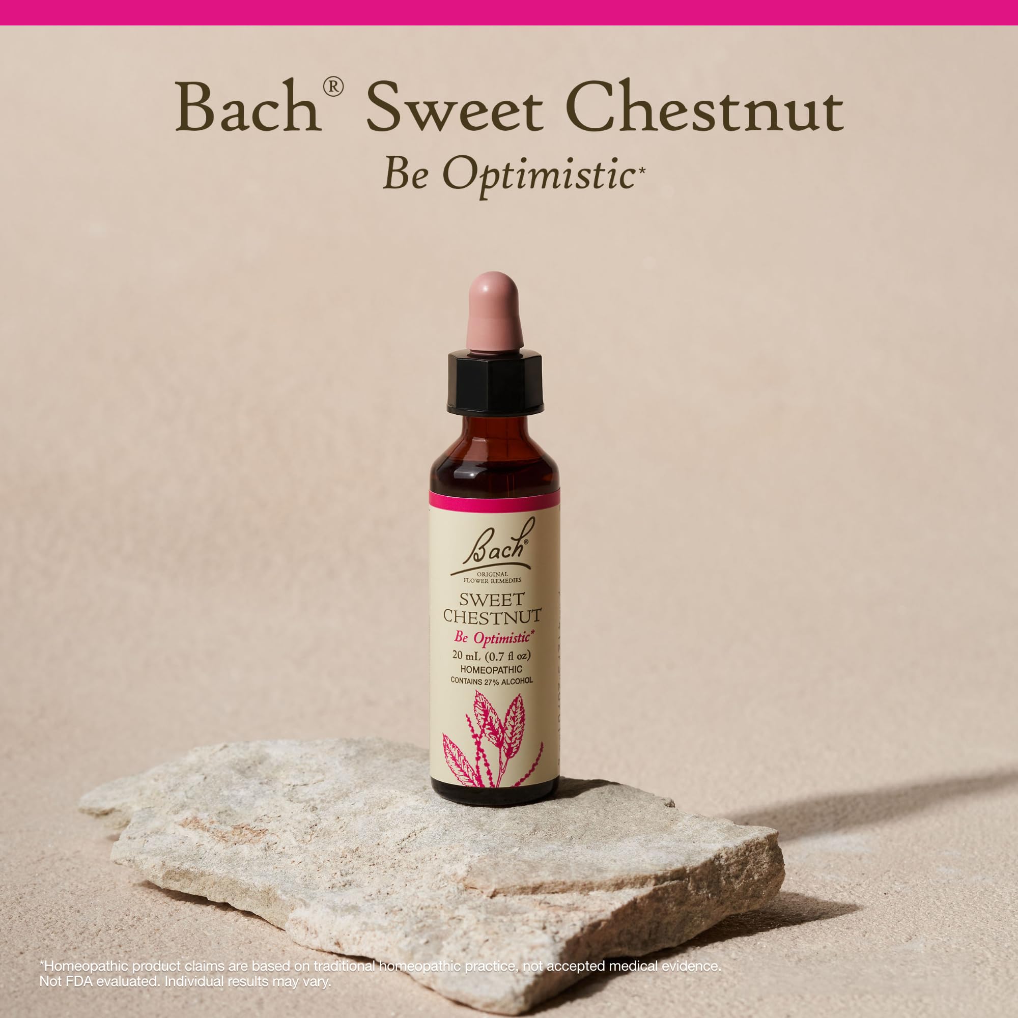 Packaging and 20ml bottle of Bach Flower Remedies Sweet Chestnut.