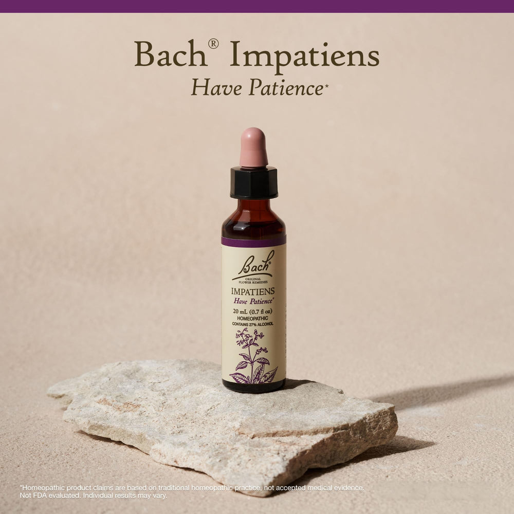Bach Flower Remedies vegan and gluten-free formulation for everyday use.