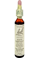 Bach Flower Remedies White Chestnut bottle for calming the mind and reducing repetitive thoughts