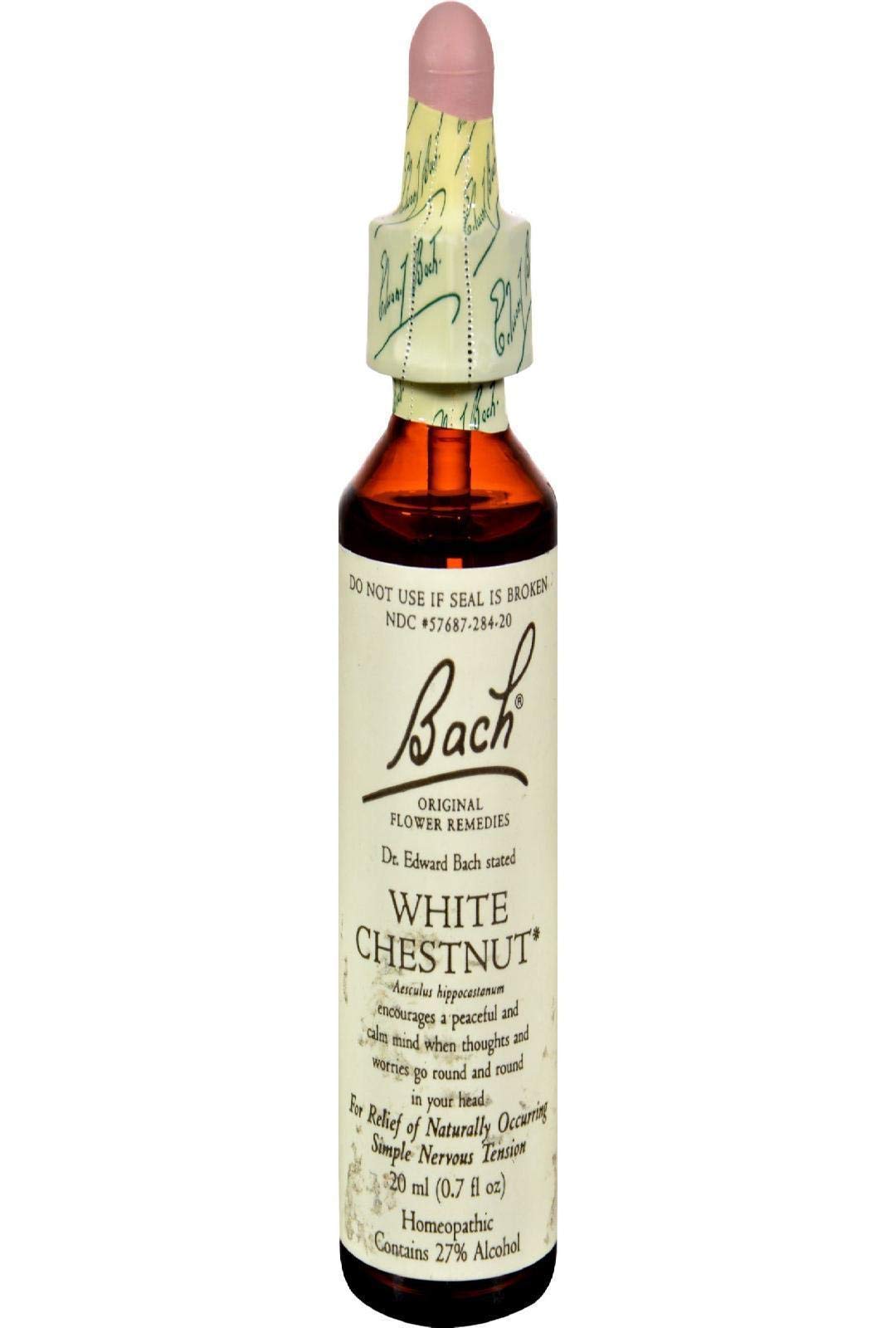 Bach White Chestnut dropper ready for easy daily emotional balance