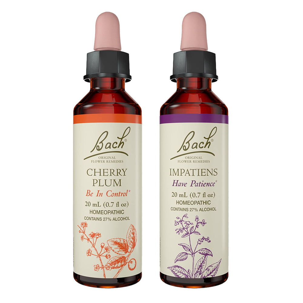 Bach Original Flower Remedies 2-pack bottles with dropper for convenient daily use