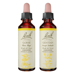 Bach Original Flower Remedies Gentian bottle supports accepting setbacks