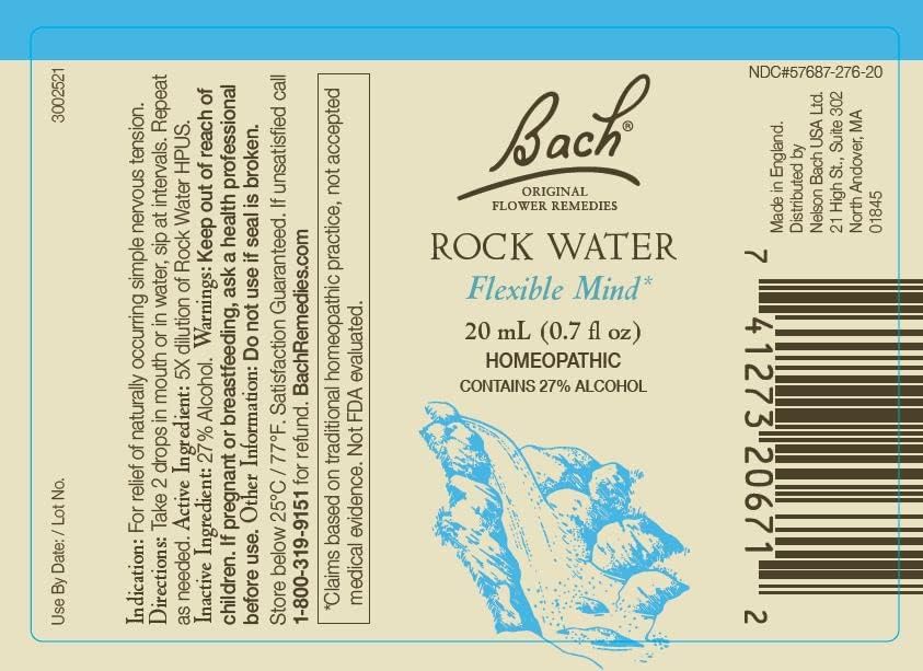 Bach Flower Remedies Rock Water bottle with dropper supports flexible thinking