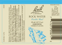 Bach Flower Remedies Rock Water bottle with dropper supports flexible thinking