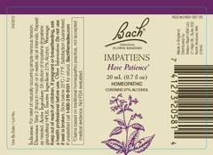 Bach Impatiens flower close-up highlighting patience-support potential