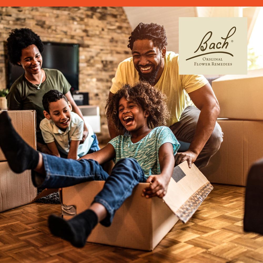 Bach Original Flower Remedies packaging emphasizes vegan, gluten-free ingredients.