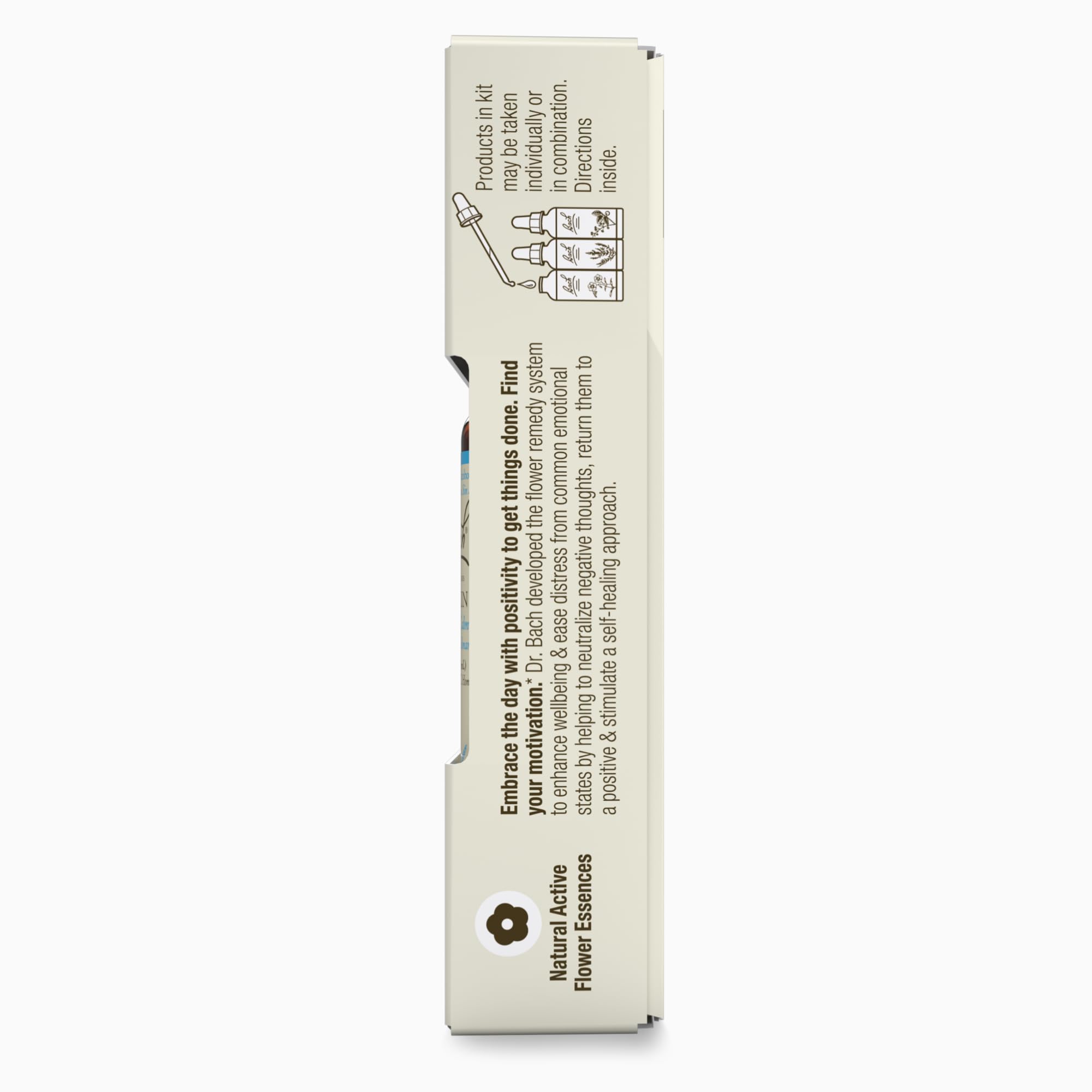 Bach Original Get It Done Trio Kit Vervain bottle closeup.