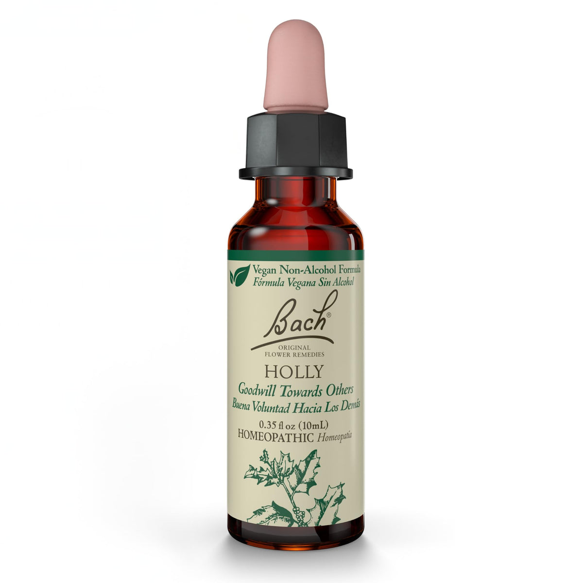 Bach Original Holly bottle with dropper for emotional balance