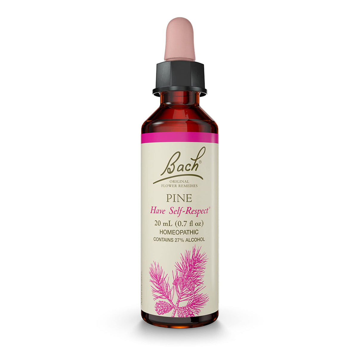 Bach Pine original bottle for self-respect and emotional balance at home