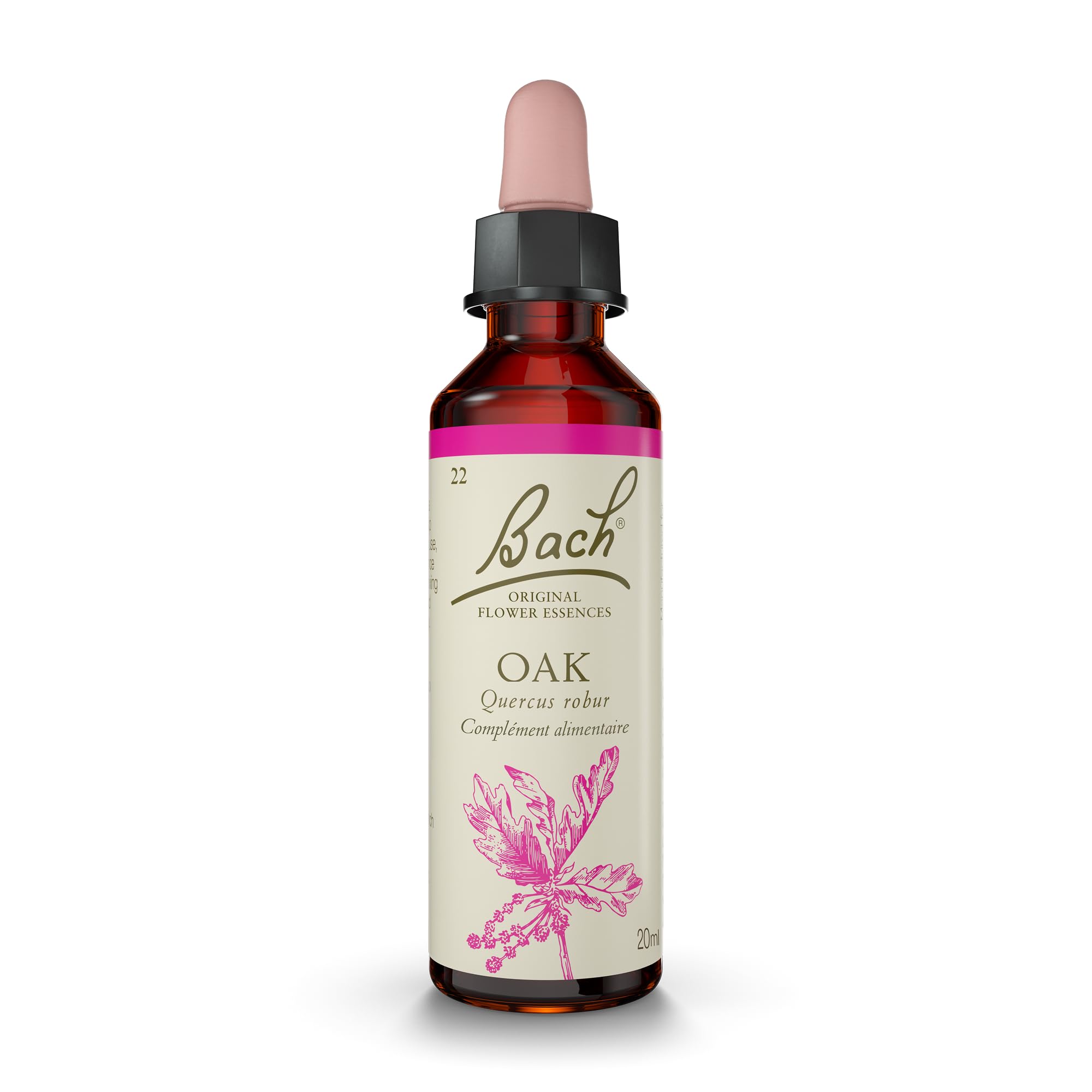 Bach Remedies Oak bottle pour for quick use during busy days