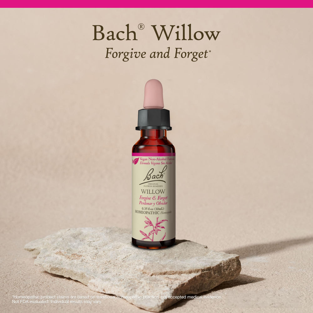 Bach Willow empaque 10 ml, práctico para llevar.