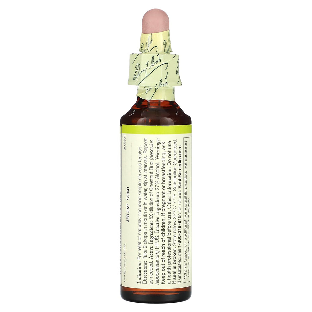 Bach Chestnut Bud frasco de 20 ml para equilibrio emocional