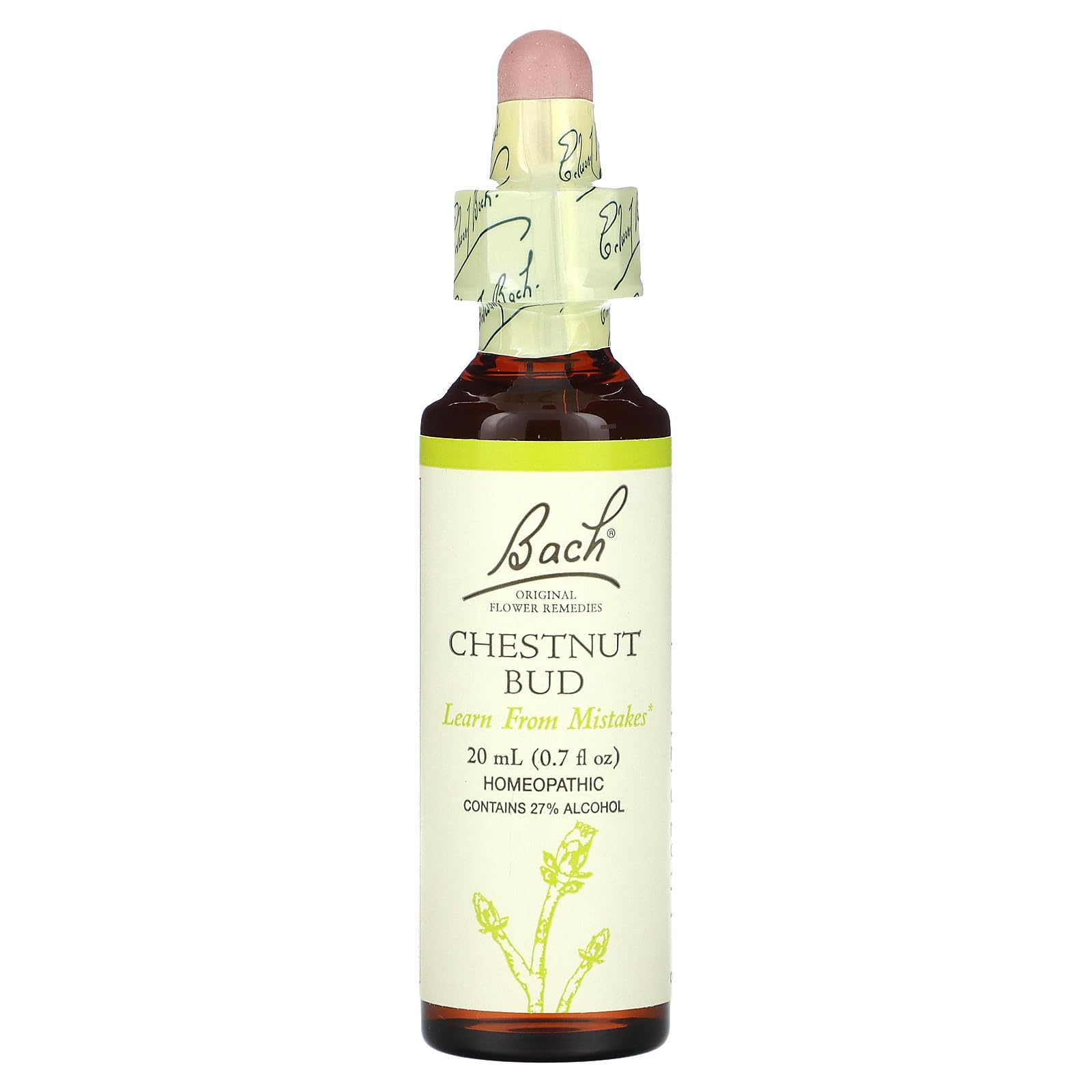 Bach Chestnut Bud con gotero para apoyar aprendizaje emocional diario