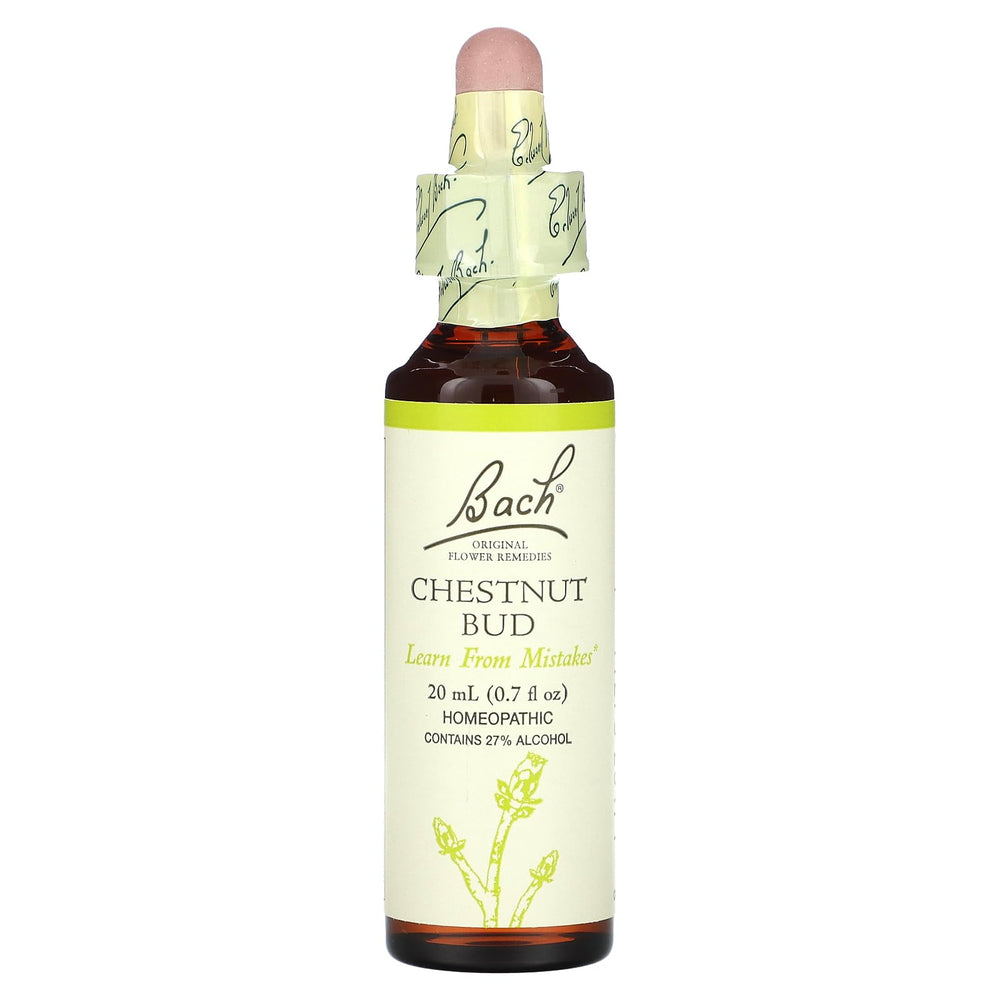 Bach Chestnut Bud con gotero para apoyar aprendizaje emocional diario