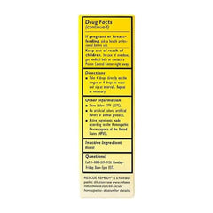 Bach RESCUE drops on tongue for a quick, discreet moment of calm.