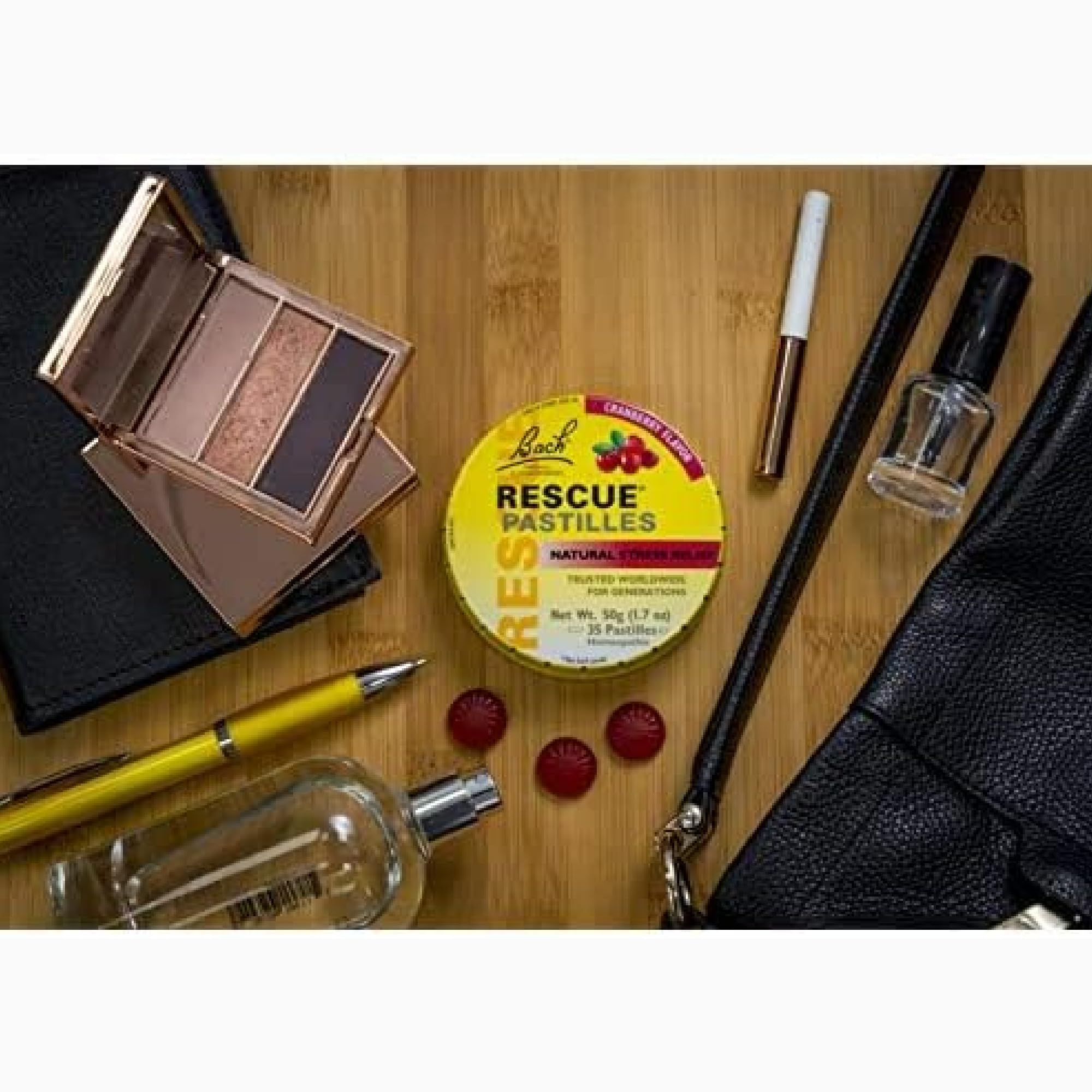 Bach Original Flower Essences in bottle, traditional balance for busy days.