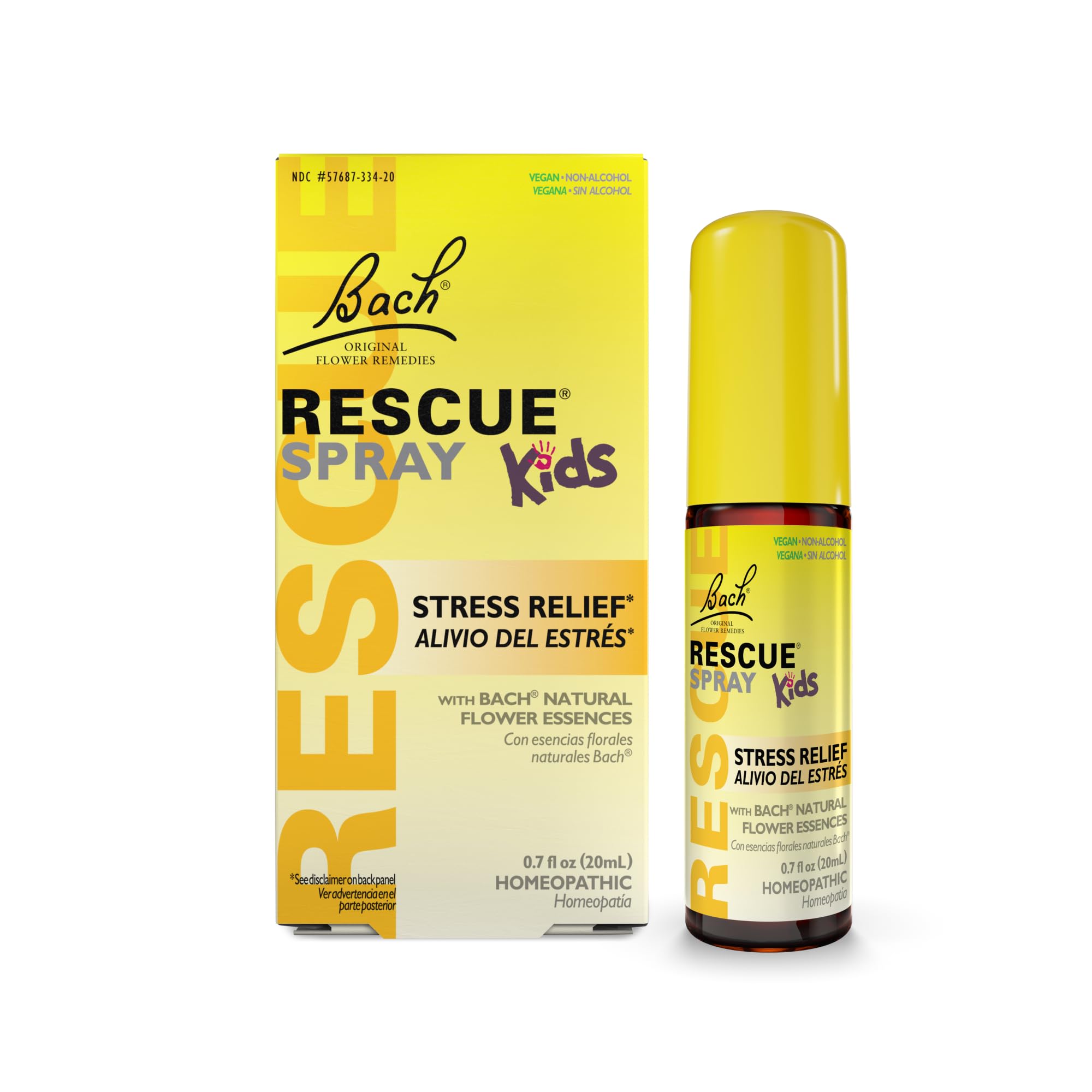 Bach RESCUE Kids Spray bottle for on-the-go calming with flower essences