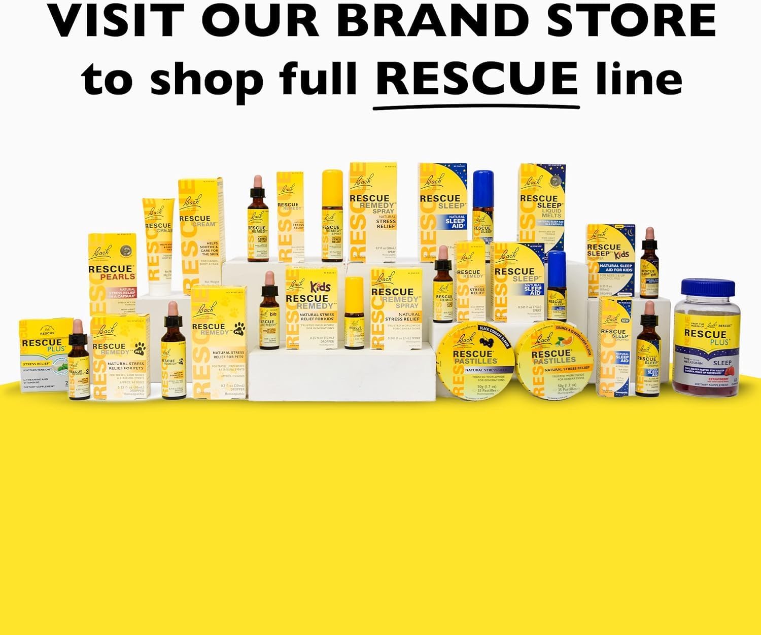 Six-pack box presents a handy daily calming option from Bach RESCUE Pastilles.