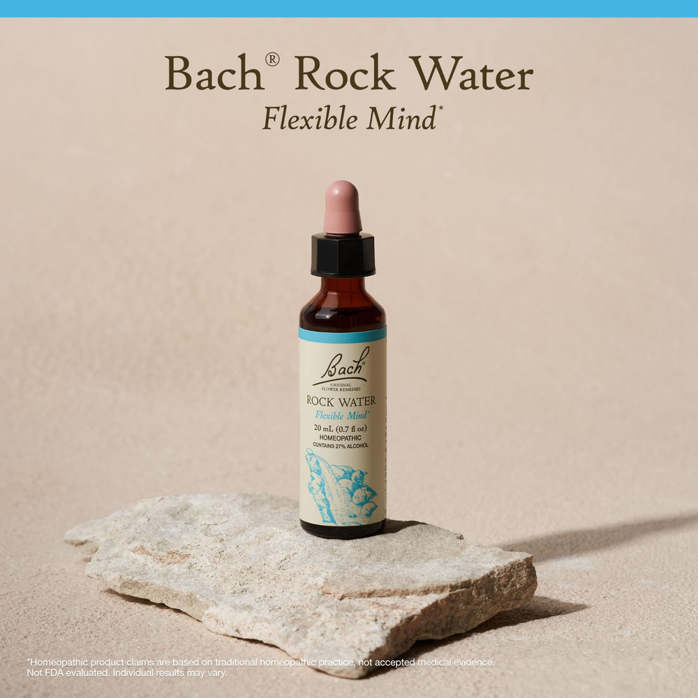 Bach Rock Water dosage in beverage promotes adaptable routines.