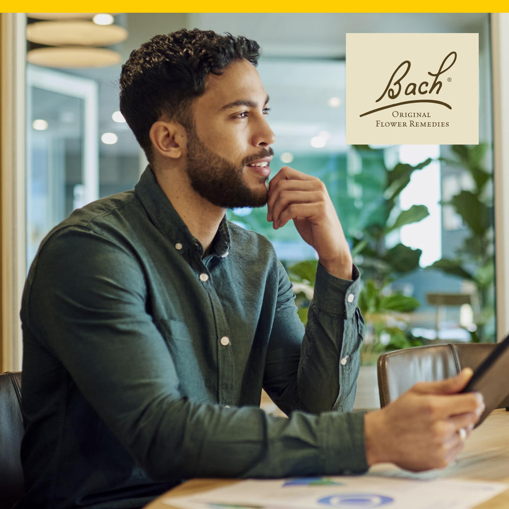 Bach Scleranthus label close-up of natural ingredients