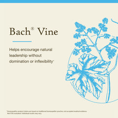 Bach Vine drops dispense demonstrates simple use under tongue or in drinks