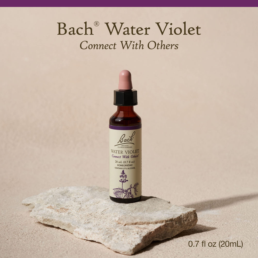 Bach Water Violet drops help relaxed conversations at gatherings.