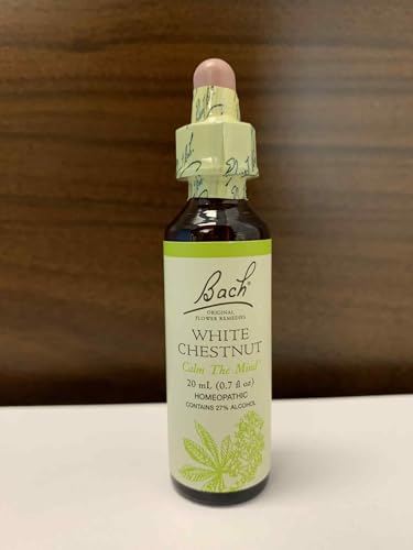 Bach White Chestnut drops under tongue to support peaceful focus.