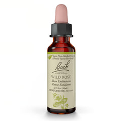 Bach Wild Rose bottle and dropper for daily emotional balance