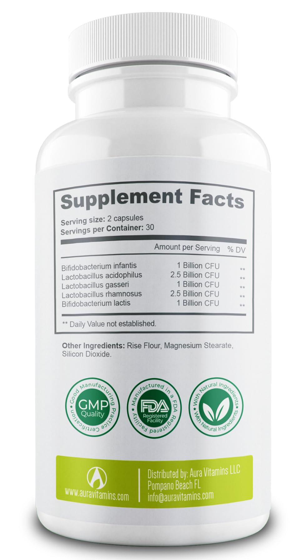 BACTERIUM PLUS Bacticure daily-dose capsule ready for intake