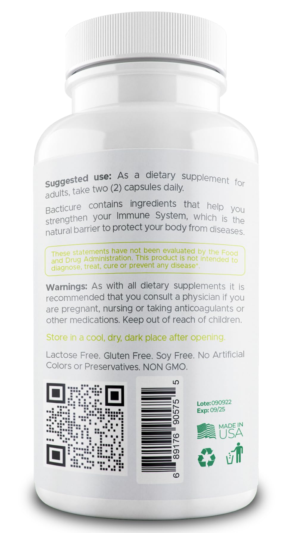 BACTERIUM PLUS Bacticure daily routine for gut health.