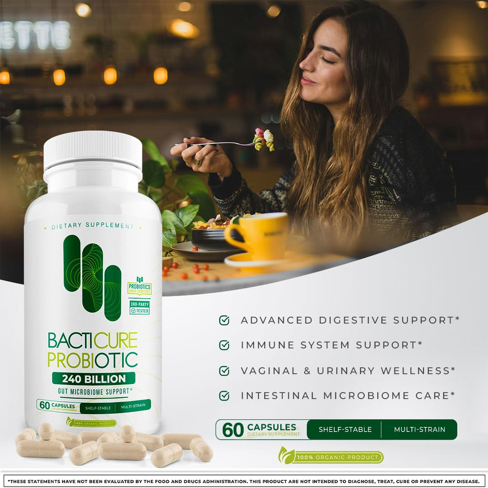 BACTERIUM PLUS Bacticure supports women’s wellness and gut balance.