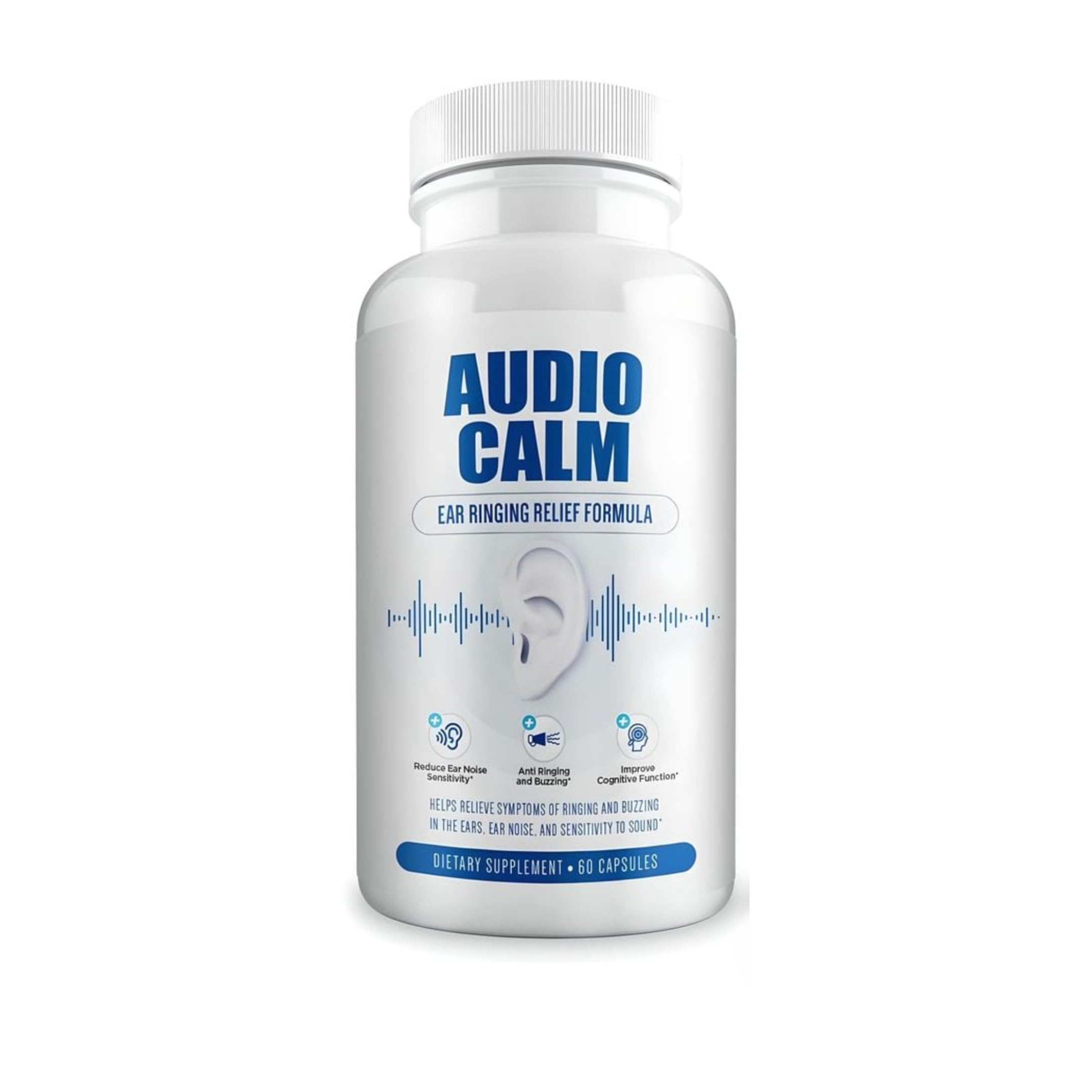 BACTICURE Audio Calm bottle on nightstand - supporting smoother evenings
