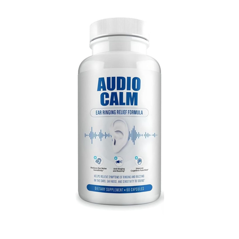 BACTICURE Audio Calm bottle on nightstand - supporting smoother evenings