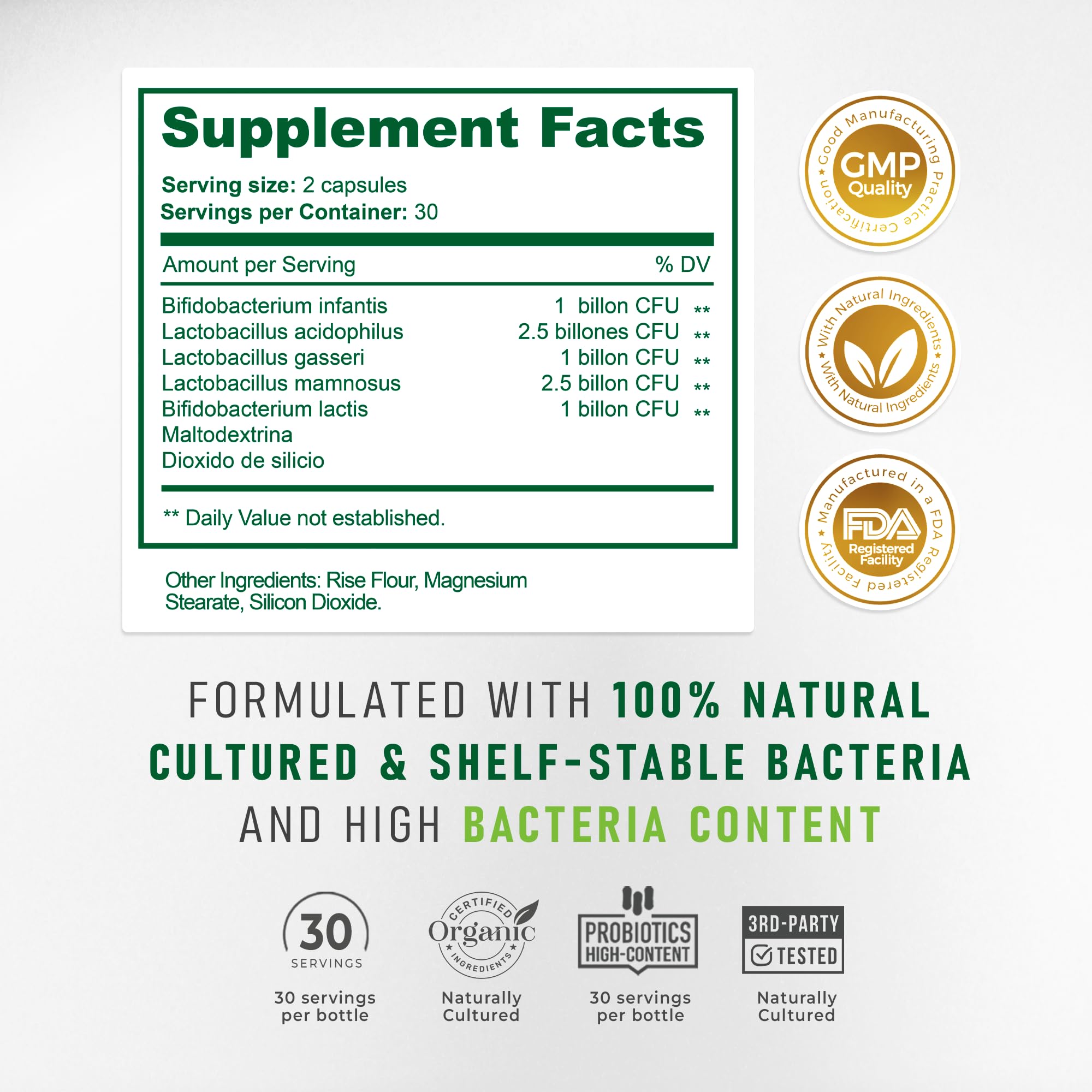 BACTICURE Bacterium Plus packaging showcases eco-conscious packaging for mindful wellness purchases.