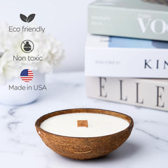 Badalyan Art Studio concrete-base candle offers modern style and aroma.