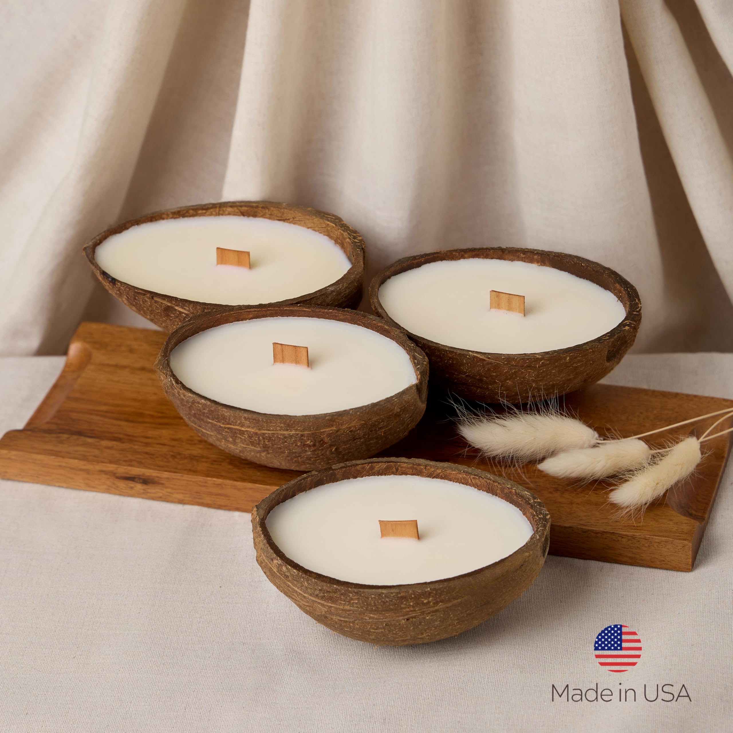Badalyan Art Studio wooden-wick candle crackling softly for intimate evenings.